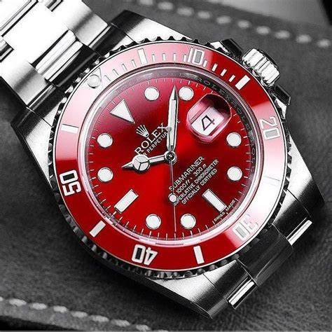 rolex submariner colores|rolex submariner red bezel.